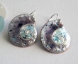 insect enamel earrings
